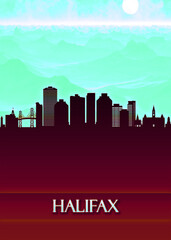 Halifax City Skyline