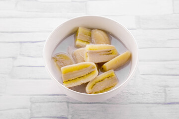 Banana in coconut milk