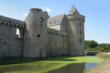 Fototapeta na wymiar Château de Suscinio dans le Morbihan en Bretagne