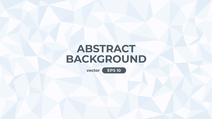 Abstract polygonal background. Geometric triangular low poly graphic. Colorful white gradient. Simple modern design. Banner, flyer, cover template. Flat style vector eps10 illustration.