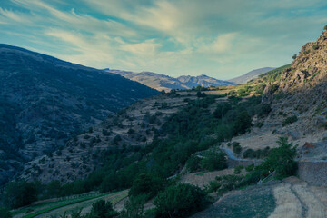 mountainous area in southern Spain