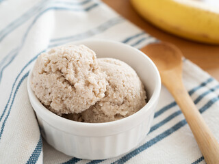 手作りバナナアイスクリーム