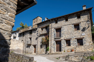 Fototapeta na wymiar Borau, Huesca, Jacetania region, Aragon, Spain