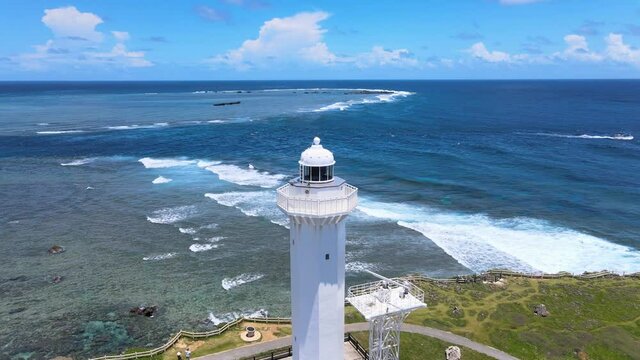 4Kドローン空撮・沖縄県・東平安名崎