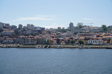 Fototapeta na wymiar Portugal, beautiful historic cityscape in the street of Porto