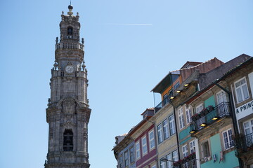 Fototapeta na wymiar PORTO, PORTUGAL. Streets of Porto downtown