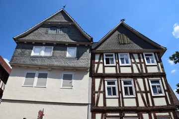 Fachwerkhäuser in der Altstadt von Bad Wildungen