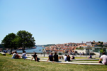 Fototapeta na wymiar Portugal, beautiful historic cityscape of Porto