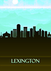 Fototapeta premium Lexington City Skyline