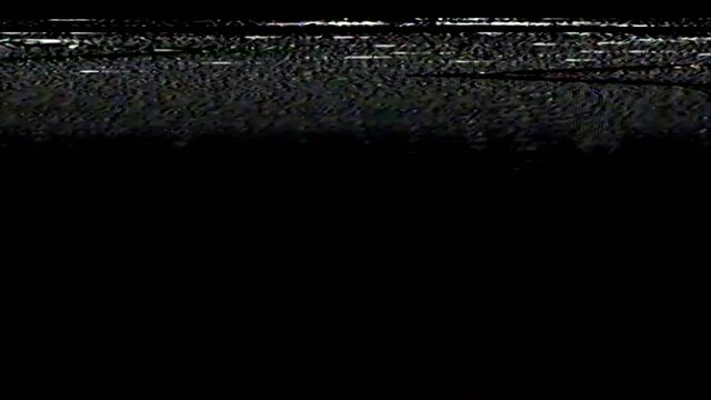 Real analog glitch. No signal. Blank TV screen black white static noise displacement map.