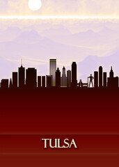Tulsa City Skyline