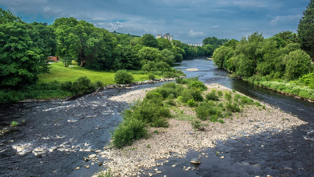 Republic of Ireland, County Kerry, Tralee river at Listovel