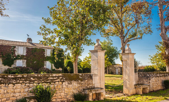 France, Charente Maritime, Echillais, house of Limoise (remembrance of Pierre Loti in "Le roman d'un enfant")