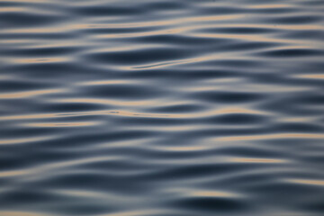 ripples in water,  tranquil sea, soft focus.