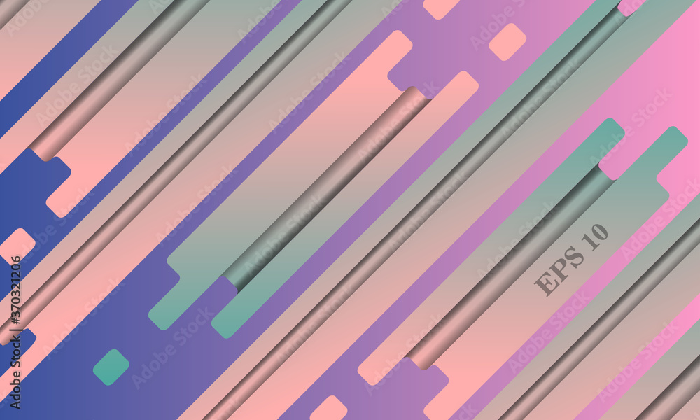 Poster gradient background vector with perforated objects is perfect for banners, posters and wallpapers. e
