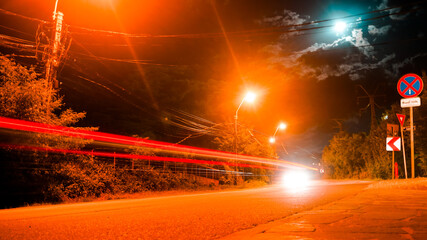 Langzeitbelichtung in Rumänien