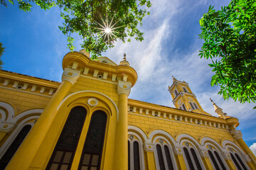 Background of one of the beautiful religious tourist attractions in Ayutthaya province of Thailand...