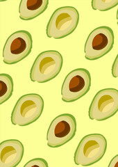 Pattern avocado