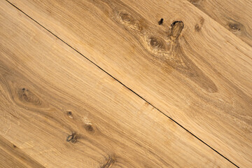 Natural texture of oak. Hardwood with knots and cracks.