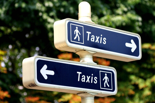 France, Paris, signs