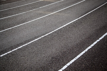 Abandoned athletic tracks