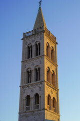 Fototapeta premium Church of St. Donatus, a famous landmark at the old city of Zadar, Croatia.