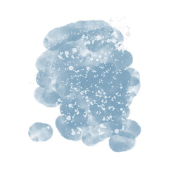 Blue Texture Background Hand Drawn Illustration	