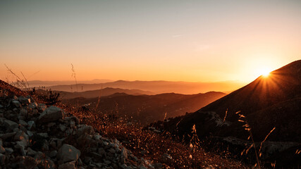 Sonnenuntergang in Andalusien