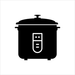 Rice Cooker Icon, Automatic Rice Steamer Icon, Device Used To Boil, Steam Rice