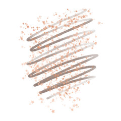 Brown Texture Background Hand Drawn Illustration	