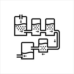 Water Purification Icon, Water Filter Icon