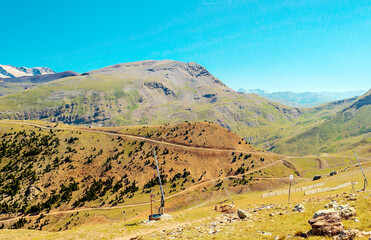 Mountains of Cerler in the Pyrenees