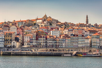 Fototapeta na wymiar The city of Porto in the daytime, Portugal