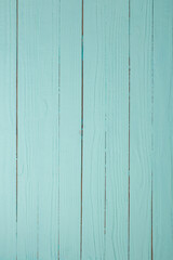 Obraz premium blue mint painted wooden background