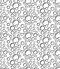 Bubble Icon Seamless Pattern