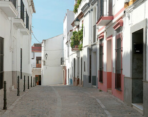 Village of Jerez de los Caballeros in Spain