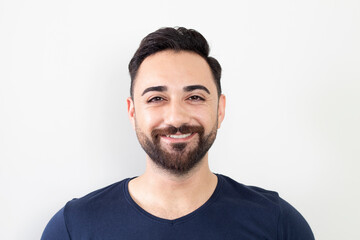 Fototapeta premium portrait of an handsome man smiling 