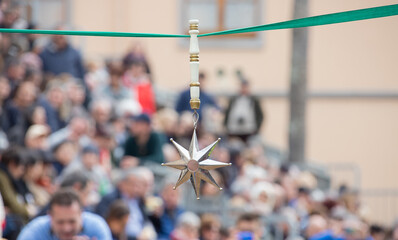Sartiglia of Oristano, traditional carnival of Sardinia, Italy
