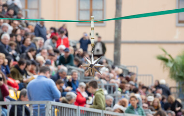 Sartiglia of Oristano, traditional carnival of Sardinia, Italy
