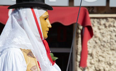 Sartiglia of Oristano, traditional carnival of Sardinia, Italy
