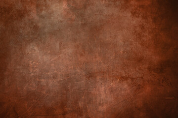 Old red scraped wall