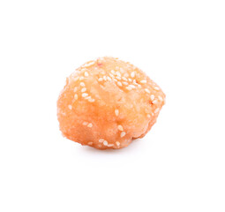 Golden fried dessert balls covered with sesame