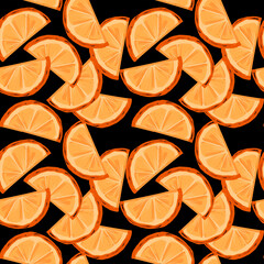 rastr orange slices pattern.Perfect for textile,wallpaper, web, wrapping