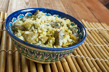 South Indian Mushroom Biryani