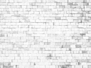 White empty space brick wall texture background for website, magazine, graphic design and presentations
