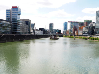 Fototapeta premium Düsseldorf Medienhafen 