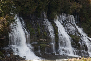 Fototapeta na wymiar Beautiful Waterfall outdoors in nature