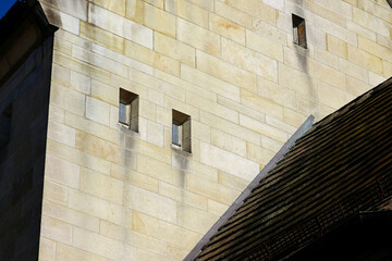 Hameln an der Weser Ausschnitt Fassade Marktkirche