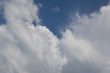 Abstraction in the Clouds above for background or texture