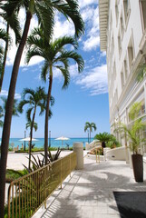 resort seaside parmtree sky hawaii  hotel